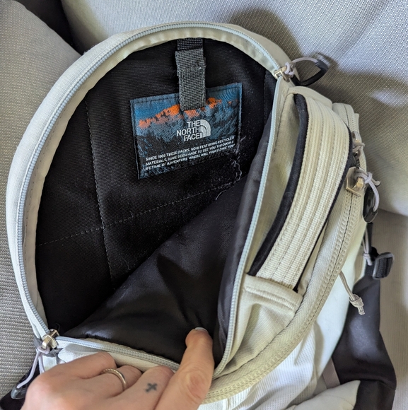 backpacker pack north face The North Face Fall Line Backpack. NF0A3KX7, TNF Black Heather / OSFA main image 0